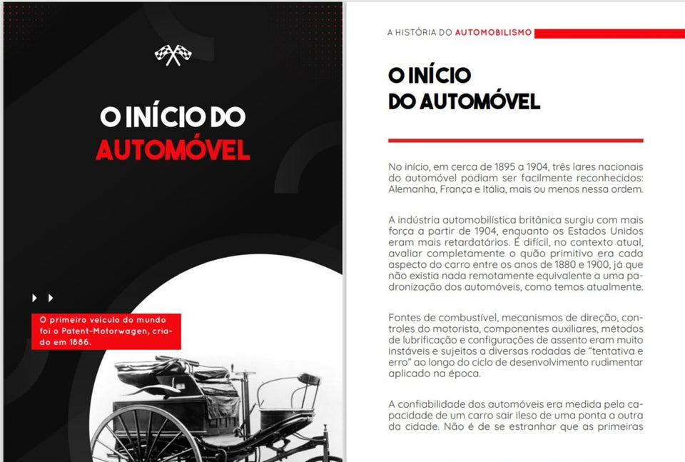 eBOOK: A História do Automobilismo
